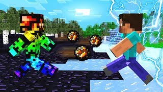 HEROBRINE FIGHTS BOSS STEVE IN MINECRAFT [upl. by Electra]