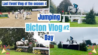 BICTON 3 DAY EVENTING VLOG 2  Our first ever CIC3S  Day 2 Jumping Phases [upl. by Suivatra]