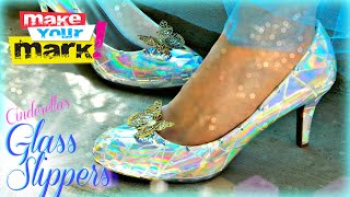 How to Cinderellas Glass Slippers DIY [upl. by Hiett]