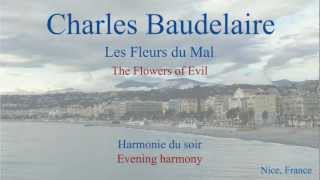 French Poem  Harmonie du Soir by Charles Baudelaire  Slow Reading [upl. by Naic]