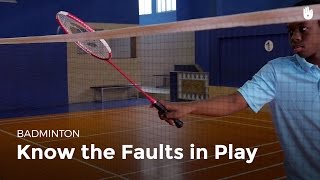 Faults in play  Badminton [upl. by Adnahc]