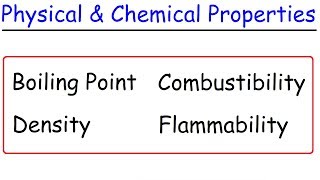 Physical vs Chemical Properties [upl. by Nnitsuj266]