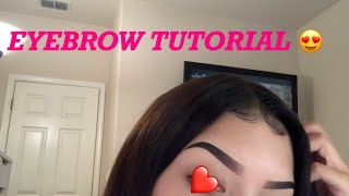 Eyebrow tutorial [upl. by Gnouhp]