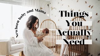 20 Things You Actually Need For A Newborn Baby And Postpartum Care [upl. by Sullecram465]