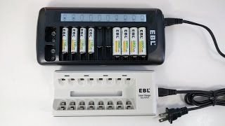 EBL Smart Battery Chargers Review [upl. by Dadirac]