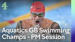 Live Aquatics GB Swimming Championships  Day 5  PM Session [upl. by Assertal]