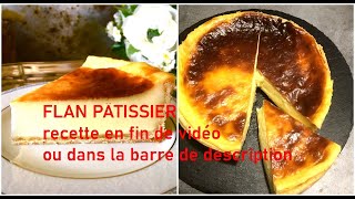 CAP PÂTISSERIE  Le vrai flan Patissier [upl. by Aynam]