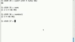 An Brief Introduction to LISP  Pt 4 Lists [upl. by Notnarb]