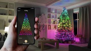 Twinkly App Controlled Smart Christmas Lights  Christmas Designers [upl. by Ecyac]