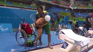 Swimming  Mens 50m Breaststroke  SB2 Heat 2  Rio 2016 Paralympic Games [upl. by Bunni]