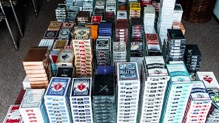 MY EPIC PLAYING CARD COLLECTION 2017 Over 2000 Decks [upl. by Rothstein576]