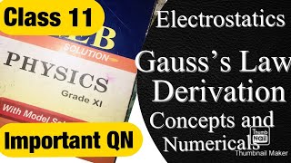 Gauss’s Law and its Derivation to determine Electric Field Intensity due to a line charge [upl. by Ejrog]