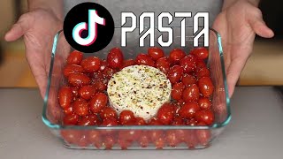 How To Make TIKTOKs Viral Tomato FetaBoursin Pasta [upl. by Eisler]