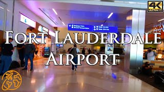 Fort Lauderdale Airport Hollywood International Airport FLL Florida Tour [upl. by Giulio]