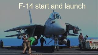 F14 start and launch [upl. by Eelnayr194]