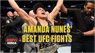 Amanda Nunes’ best UFC highlights  ESPN MMA [upl. by Ahterod]