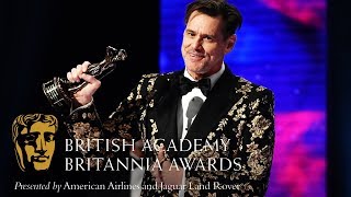 Jim Carrey acceptance speech at the Britannia Awards [upl. by Demaggio]