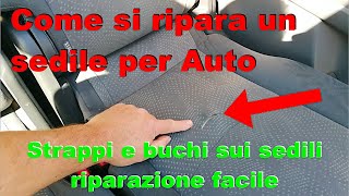 Come si ripara un sedile per Auto [upl. by Kerril136]