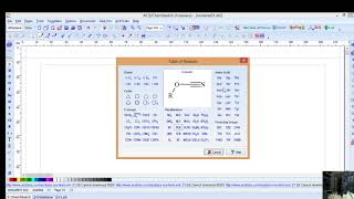 how to draw chemical structures with The Chem sketch [upl. by Ettenotna]