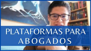 3 plataformas digitales para abogados [upl. by Norton836]