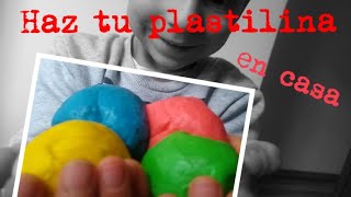 Como hacer PLASTILINA CASERA RÁPIDA Y FACIL  DIY  RECETA [upl. by Aokek884]