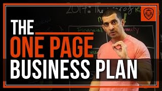 How to Write a One Page Business Plan [upl. by Haleemak]