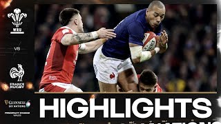 HIGHLIGHTS  🏴󠁧󠁢󠁷󠁬󠁳󠁿 WALES V FRANCE 🇫🇷  2024 GUINNESS MENS SIX NATIONS RUGBY [upl. by Garnet]