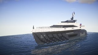 Minecraft How to Build a Yacht in Minecraft  Minecraft Yacht Tutorial [upl. by Marcella]