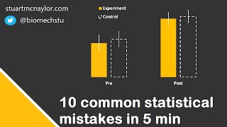 Ten Statistical Mistakes in 5 Min [upl. by Coretta323]