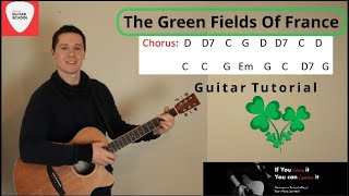 How to play The Green Fields Of France on Guitar [upl. by Zebadiah]