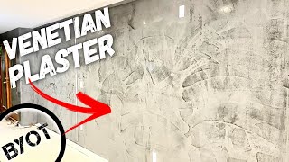 HOW TO APPLY VENETIAN PLASTER [upl. by Eibba757]