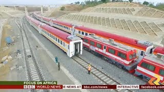 Kenyas New Madaraka Express Railway  BBC World Service [upl. by Ahsetel]