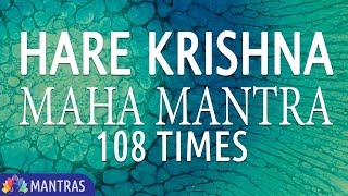 Hare Krishna  Maha Mantra  108 Times [upl. by Oneal]