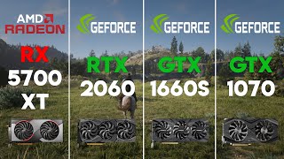 RX 5700 XT vs RTX 2060 vs GTX 1660 SUPER vs GTX 1070 Test in 6 Games [upl. by Serene405]