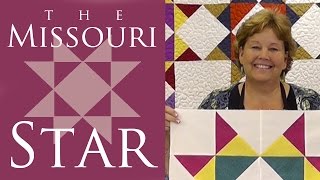 Make The Missouri Star Quilt Block with Jenny Doan of Missouri Star Video Tutorial [upl. by Yren]