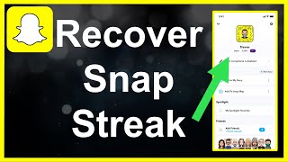 How To Recover Snapchat Streaks [upl. by Resiak]