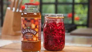 How to Make Pickled Red Cabbage  Sarsons [upl. by Seraphim]