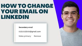 How To Change Your Primary Email On LinkedIn [upl. by Maitilde]