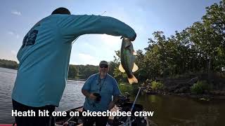 Sooner Bassmaster Okemah Lake Practice [upl. by Isleana]