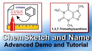 ChemSketch and ACDName Advanced Tutorial and Demo [upl. by Abroms]