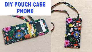 Pouch Case Phone  Easy Bag Sewing Ideas [upl. by Aicelef]