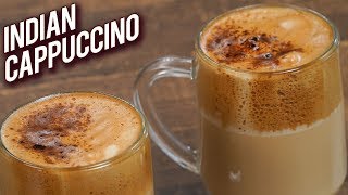 Indian Cappuccino  Quick amp Easy Whipped Coffee Recipe  How To Make Hand Beaten Coffee  Varun [upl. by Eelamme448]