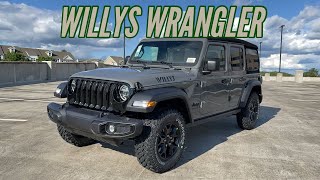 2021 Jeep Wrangler Unlimited Willys  Walkaround and InDepth Tour [upl. by Zirtaeb]