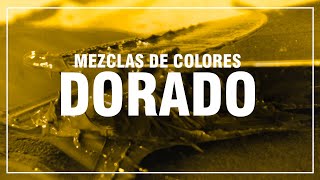 COMO HACER EL COLOR DORADO 🥇 Mezclas de Colores Paso a Paso [upl. by Doy]