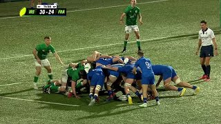 le résumé de Irlande  France  Rugby  Six Nations U20 [upl. by Nakada850]