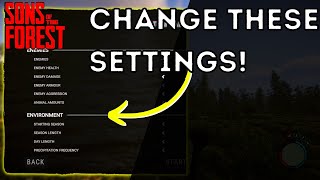 Why You Should Use Custom Settings In Sons of The Forest [upl. by Arba]