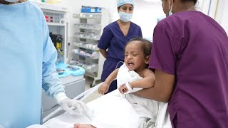 Crying Baby going under General Anaesthesia [upl. by Egidius]