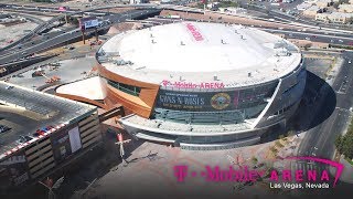 Official TMobile Arena Construction TimeLapse [upl. by Aicilyt876]