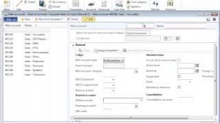 Dynamics AX 2012  Main Account [upl. by Erich549]