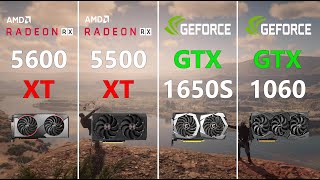 RX 5600 XT vs RX 5500 XT vs GTX 1650 SUPER vs GTX 1060 Test in 7 Games [upl. by Netsirk]